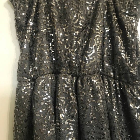 Grey and Silver Sequin Dress - Picture 5 of 11